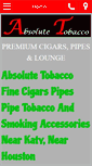 Mobile Screenshot of absolute-tobacco.com